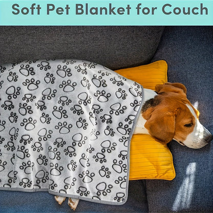 Soft fluffy pet blanket for cats and dogs – cozy and warm, available in multiple sizes and colors