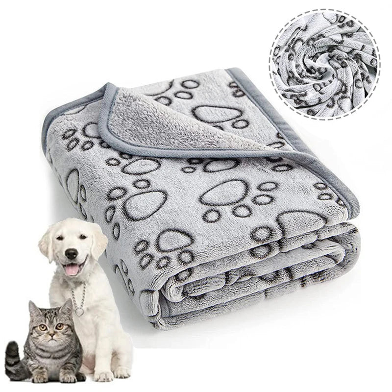 Soft fluffy pet blanket for cats and dogs – cozy and warm, available in multiple sizes and colors