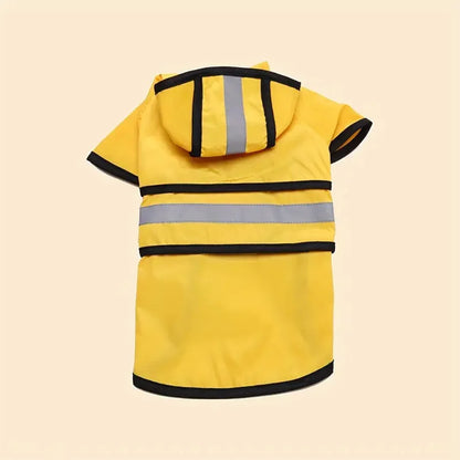 Waterproof dog raincoat – lightweight polyester, keeps dogs dry in rain