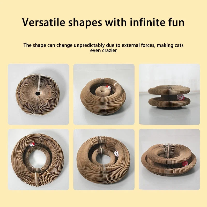 Katteklorebrett med Bjelle – 2-i-1 Magnetisk Design