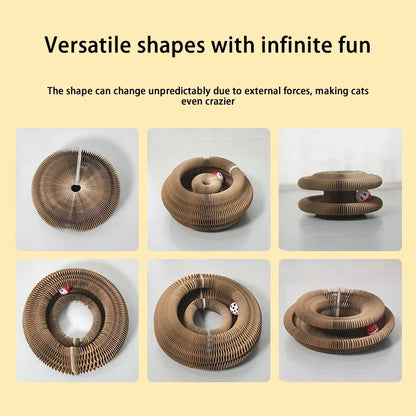 Katteklorebrett med Bjelle – 2-i-1 Magnetisk Design