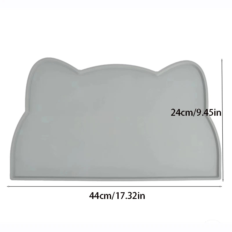 Silicone pet feeding mat for cats and dogs – non-slip, waterproof and easy to clean