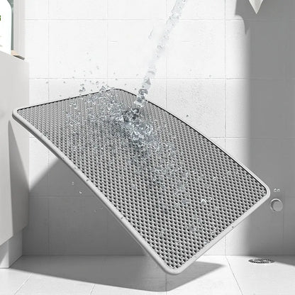 Double-layer waterproof cat litter mat – traps litter and moisture, easy to clean and available in multiple sizes