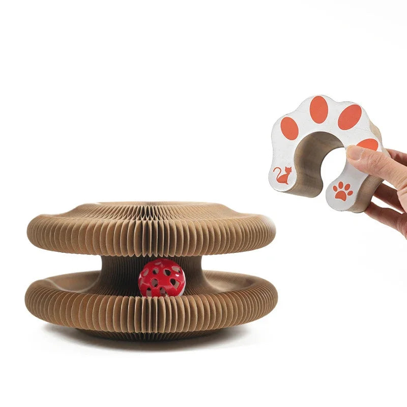 Katteklorebrett med Bjelle – 2-i-1 Magnetisk Design