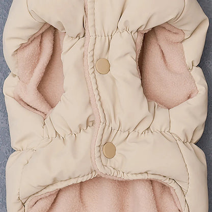 Jacket for small and medium dogs – warm cotton-polyester blend, ideal for autumn and winter