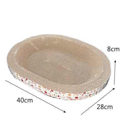 Oval Katteklorebrett med Kattemynte