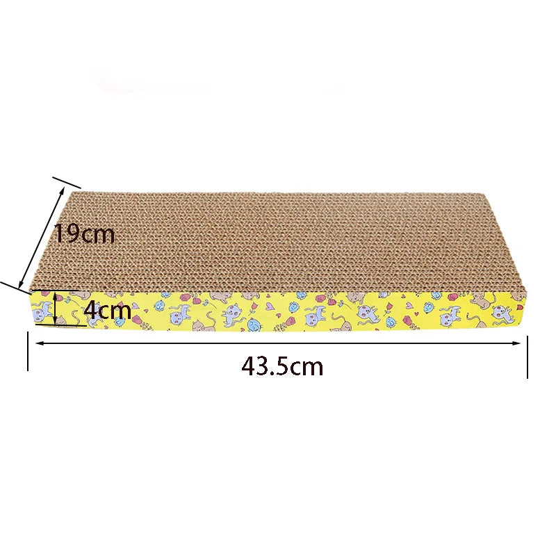 Cat scratching board with corrugated cardboard – durable and reversible, protects furniture from scratching