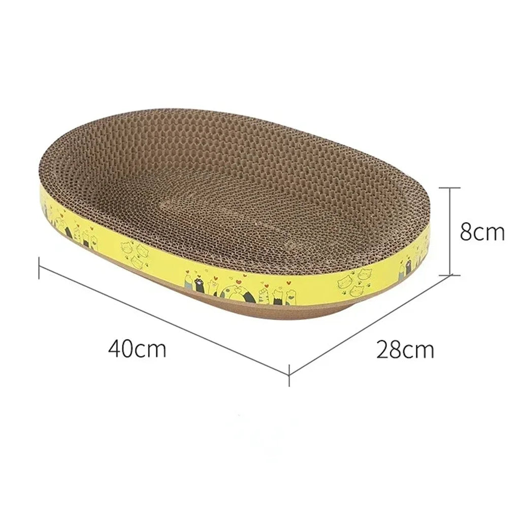 Oval Katteklorebrett med Kattemynte