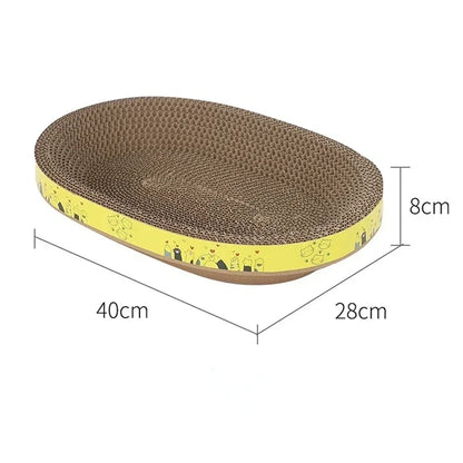 Oval Katteklorebrett med Kattemynte
