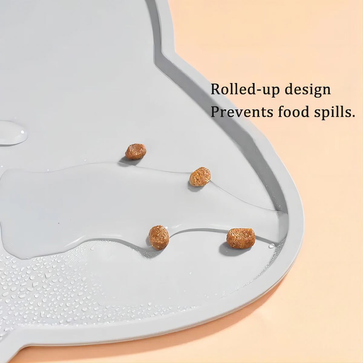 Silicone pet feeding mat for cats and dogs – non-slip, waterproof and easy to clean