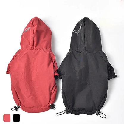 Waterproof winter pet coat for dogs – warm fleece lining, available in multiple sizes and colors