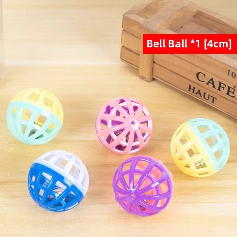 Felt puzzle cat toy – interactive hide-and-seek toy with balls, stimulates cats mentally and physically