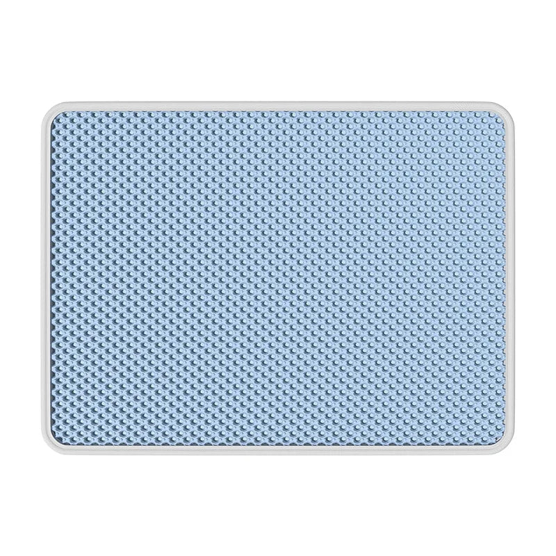 Double-layer waterproof cat litter mat – traps litter and moisture, easy to clean and available in multiple sizes